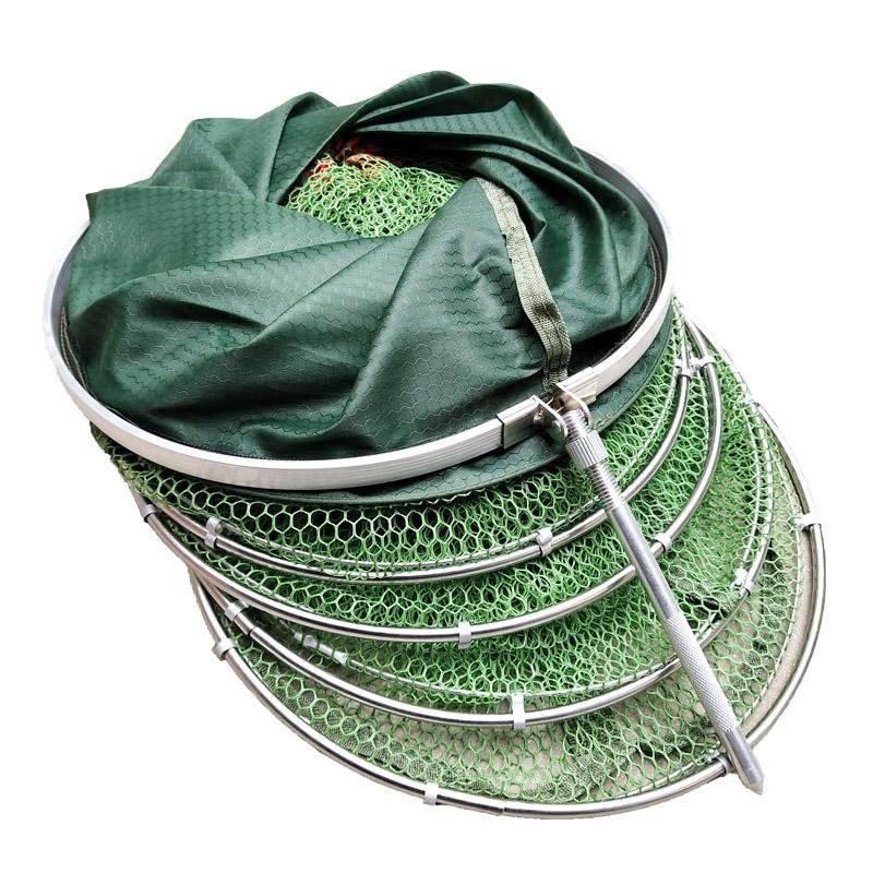 Wild-fish shaving, small-fish rubber-coated duct tape folds of stainless steelfish, white-coated fish nets to feed the net
