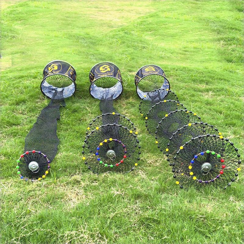 a new, hand-made black and gold-weaving double-wire dryer for the t-black pit fish net