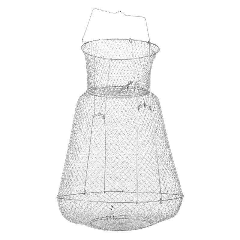 Stainless steel folding steel, stenching fish, fishing for fish crab metal cages, drying up