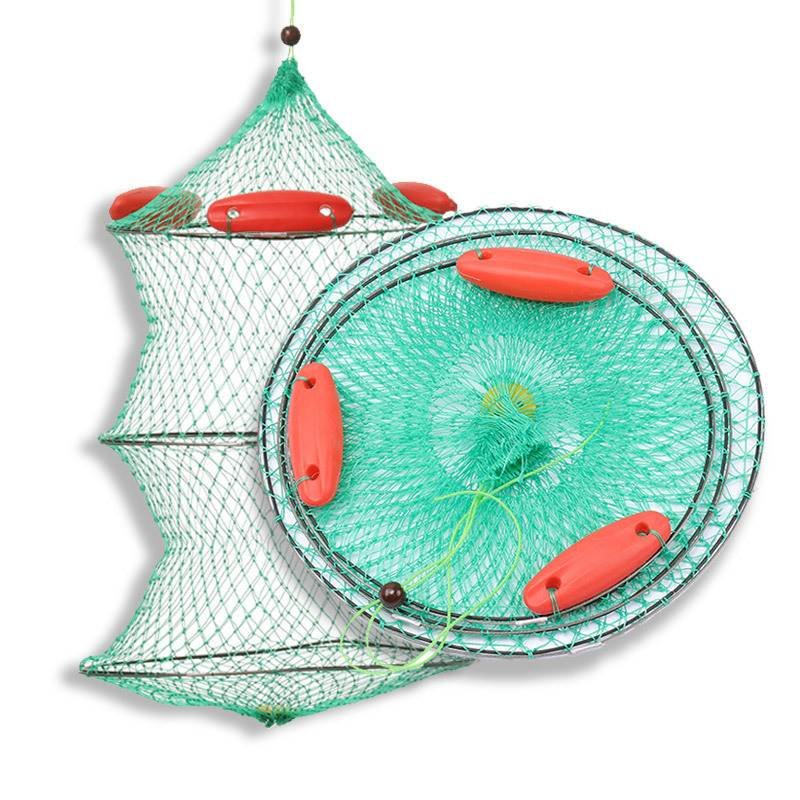 Three floats with coarse nylons for floating fish