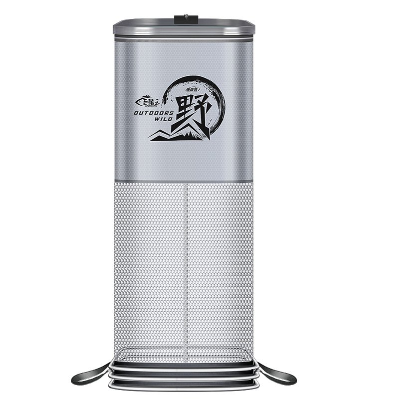 the factory sells a squared-dry, special for small fish and wild fishing, to protect the fish from the seams and gels