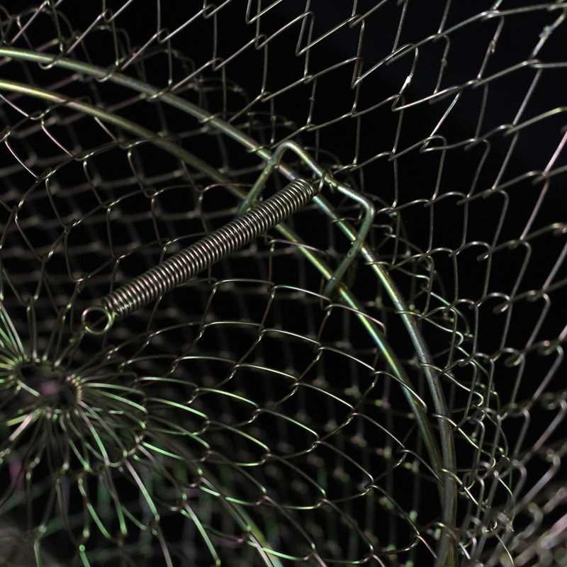 Collapse of steel wires and fish nets for fish nets and metal stainless steel wire cages