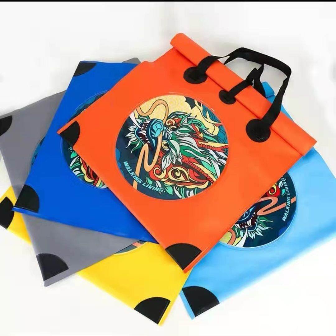 A stench-resistant fish bag with a large volume of waterproof fishing and multipurpose and thick fishing gear bags