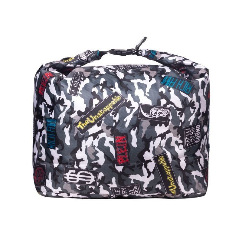 WE'LL SEAL UP THE FISH BAGS WITH A THICK, LIVE, WATERPROOF BAG, AND WE'LL PUT A FISH BAG IN A FISH BAG WITH A LIVE BAG