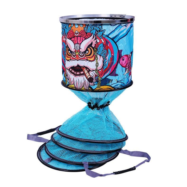 The new one, with a thick rubber-coated, cardside fish, black pits, fast-dry fish bags, stainless steel coils