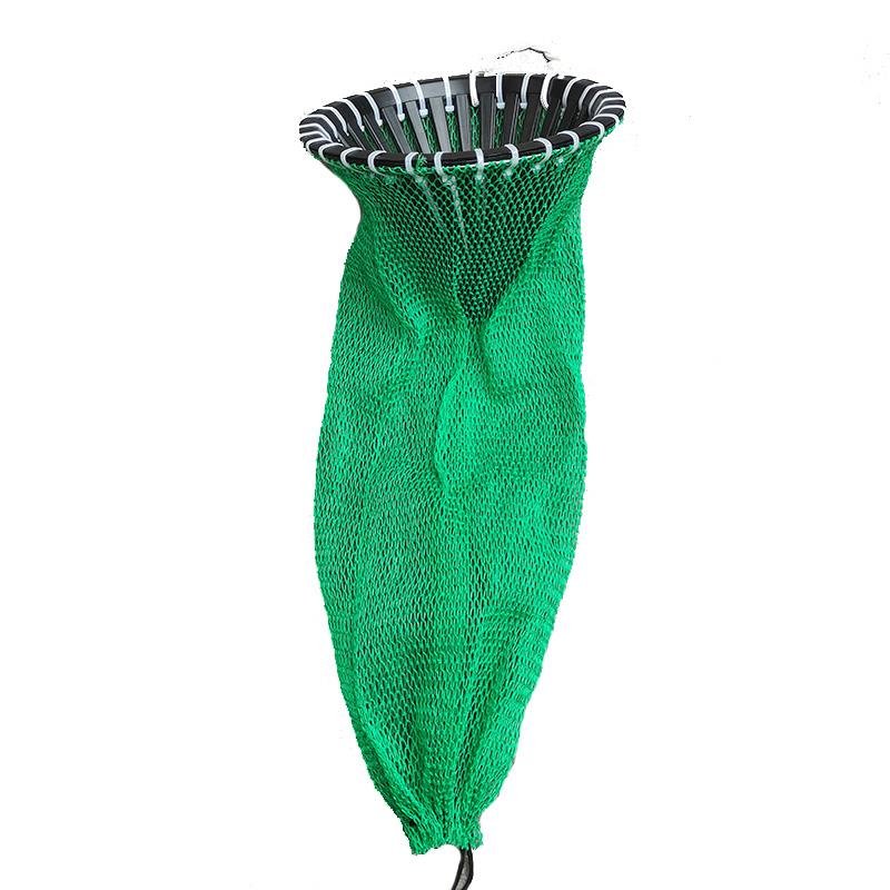 Dive-net-coated fish must be protected from running