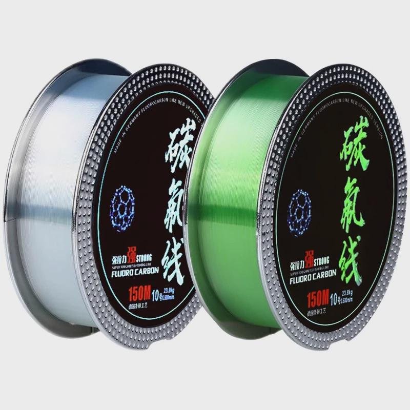 High-level supersoft and soft-fishing line branded carbon-fluorinated main line carbon-lined lead nylon