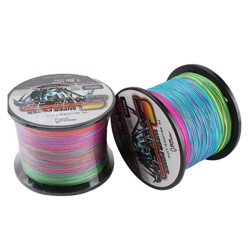 500 meters of poles, strung up the larin luya line, and lined up the crochet line