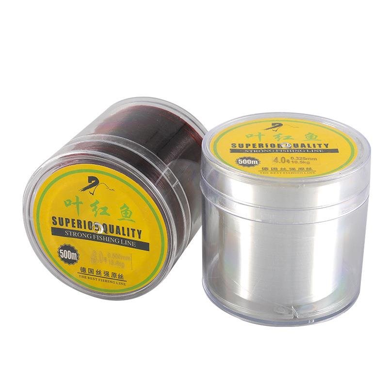 ♪ 500 meters of fish line invisible, force-push main line poles, Lujanilong line