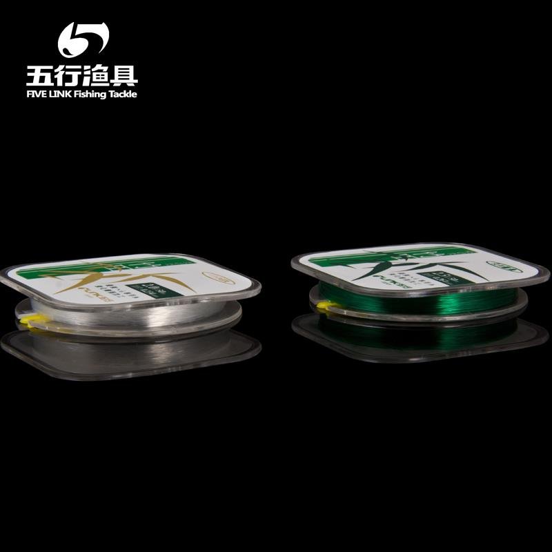 A five-line line, a bamboo field, imports 50 metres of nylon line main line freshwater line fishing