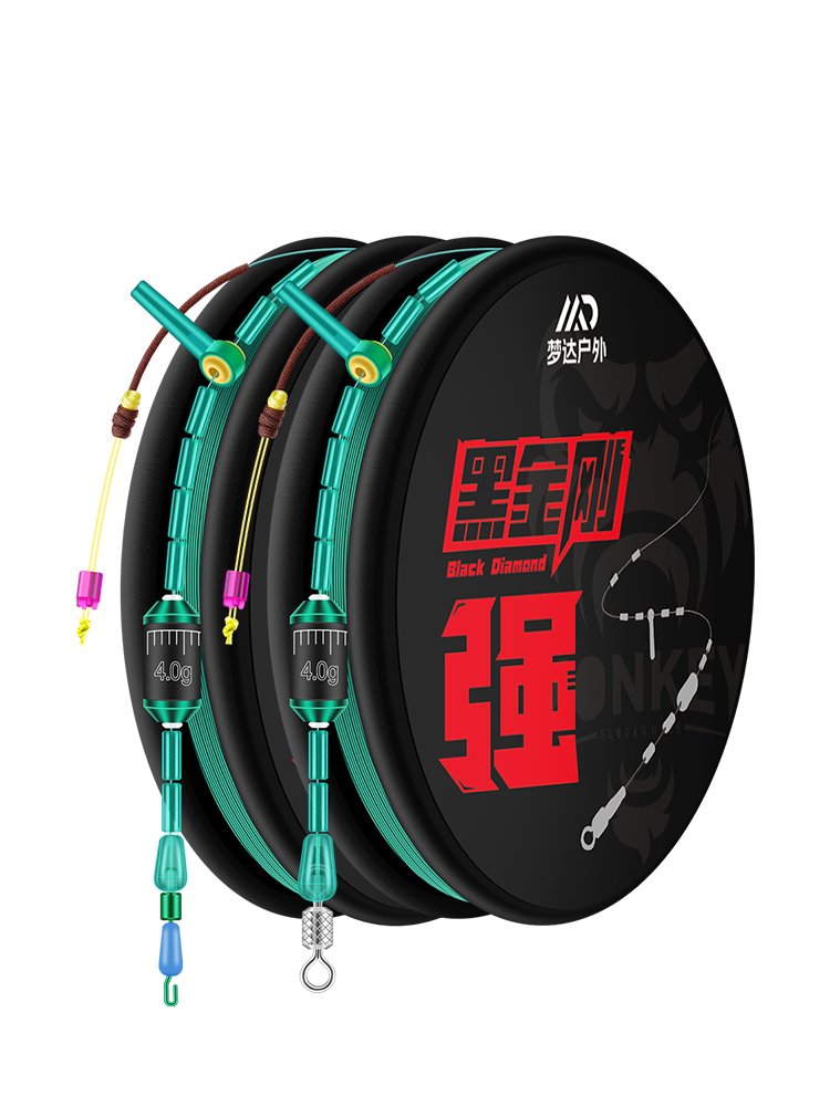 Black Kong's main line is finished, and the main line is tied to an imported set of high-end fish