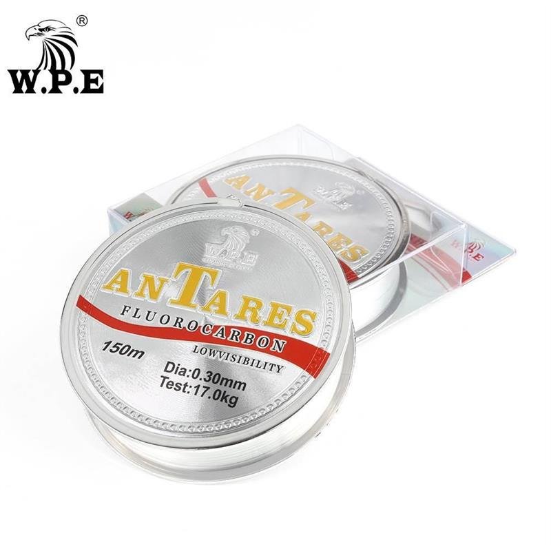 W.P.E. FISHING LINE FLUOROCARBON COATING MAIN LINE 150 M FLUOROCARBON COATING FISHING TOOL FOR INVISIBLE FISH LINE CARBON FIBRE FISHING