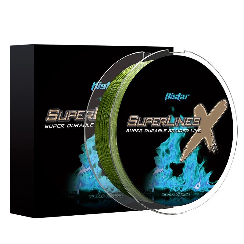 PE-RAY, 100 METERS OF GREY 4-WEAVE SUB-WIELF