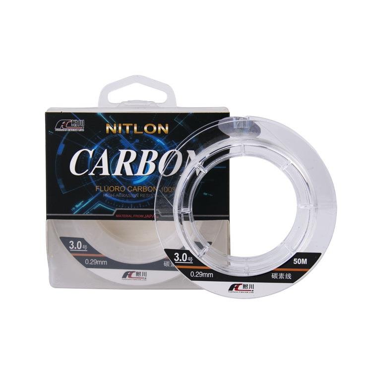Direct sale of carbon-lined carbon-lined sub-linear lead line for all carbon-lined grinding line fishing lines