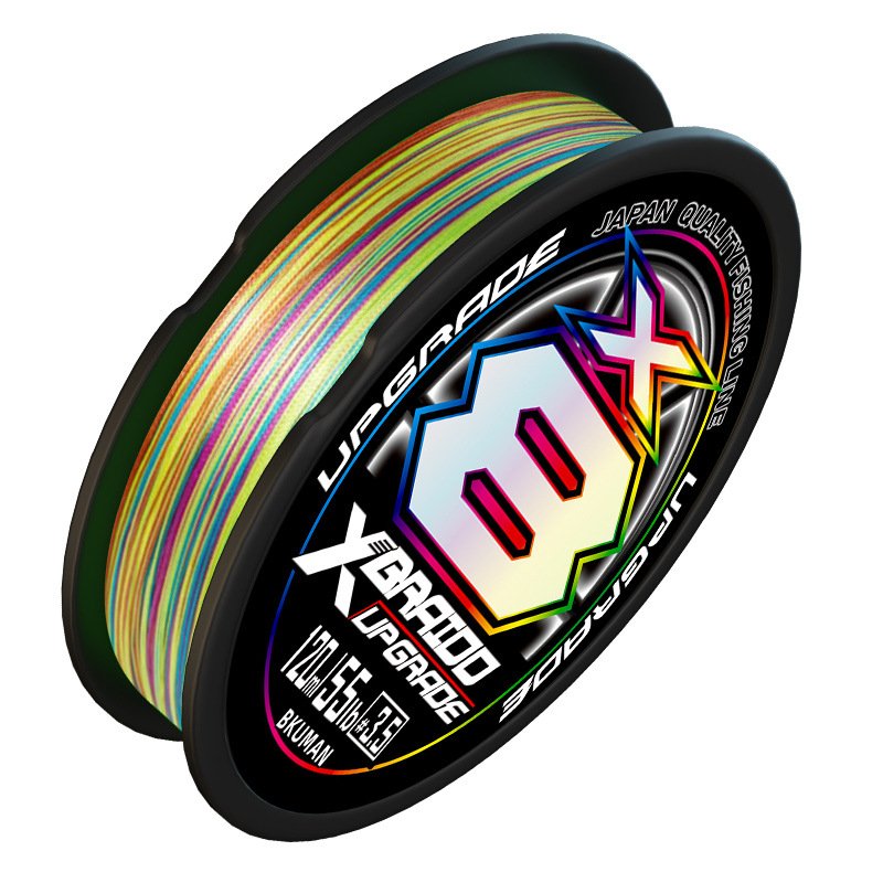 TEN-METRE-ONE-COLOURED PE LINE SUPER-SLIDING TO THE MAIN LINE OF THE EIGHT-PART LUYA FISHING LINE