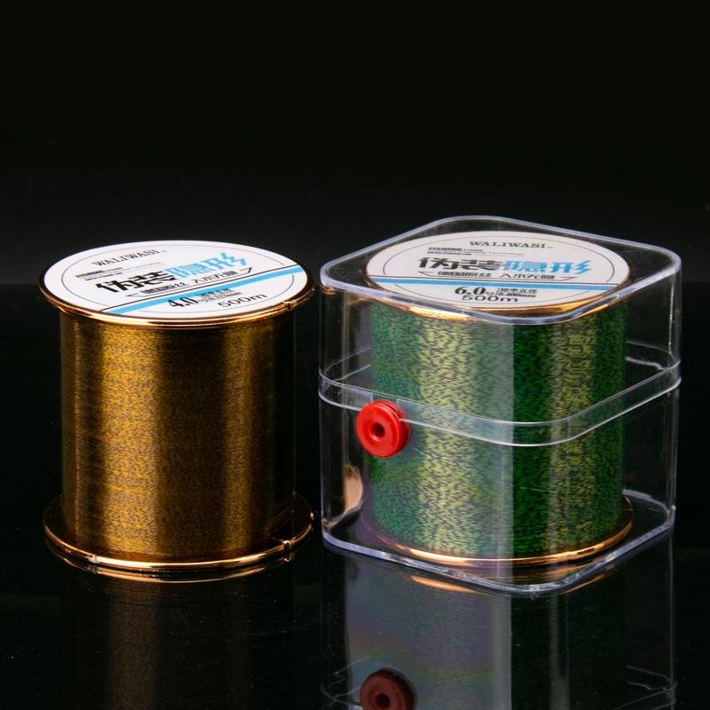 Concealing the 500-metre nylon line of the Invisible Fish Line