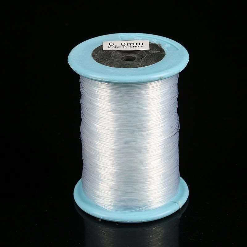 crystal non-bracketed fish line, transparent string-packing, ring-ringed, wire-edged, invisible
