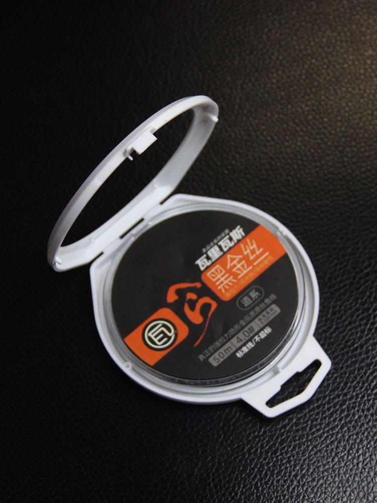 The fish line main line, Varivas Blackgins, is soft and soft
