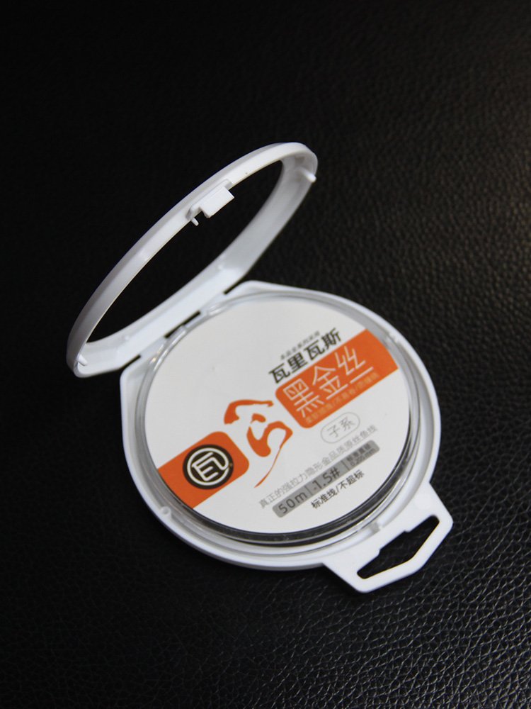 The fish line main line, Varivas Blackgins, is soft and soft