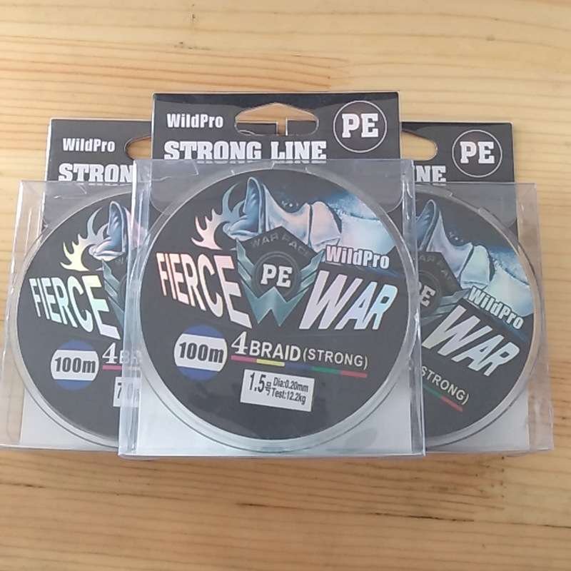 A 100-METRE-FOUR PE LINE, A HIGH-POWERED GRINDING-FISH PE LINE, A FISHING LINE, A WEB-WEAVE SPOT