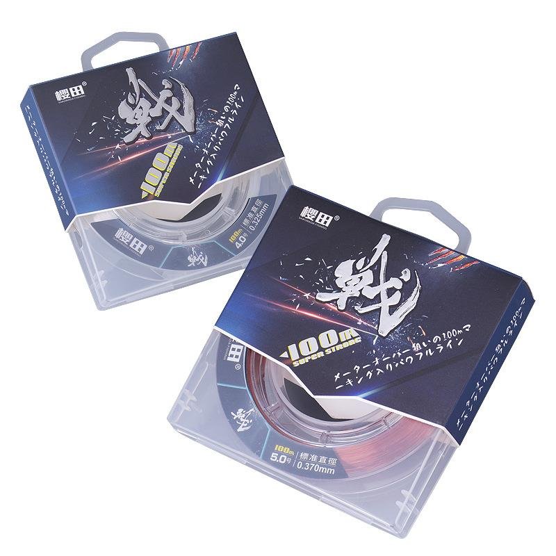 The line is 100 meters soft and soft, and it doesn't go far into the nylons' recreational field