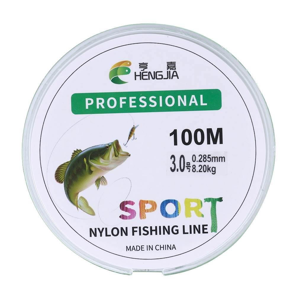 New fishing line sub-line 100 meters, nylon high-strength line 4 colours