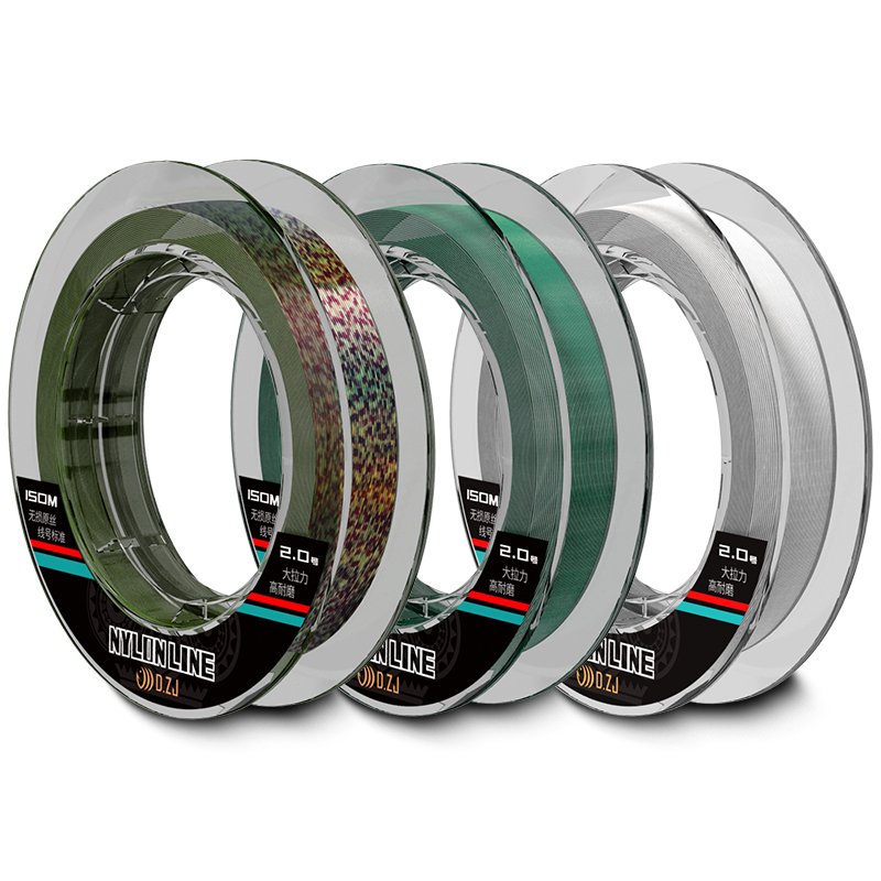 The fishing line main line, the real line line, the nylon line, doesn't roll with super soft and strong pull