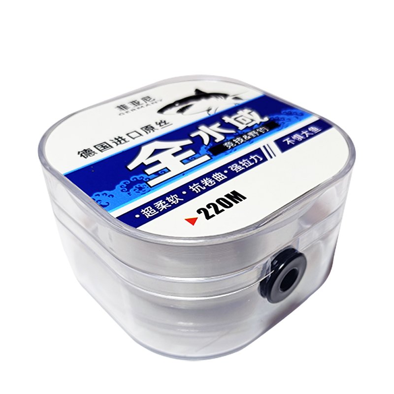High end of the 220-metre fish line super-strength main line
