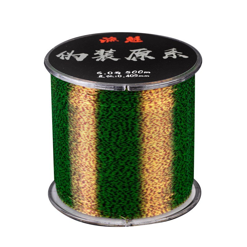 Invisibility, 500 meters of scavenger fishing line, import of super-strength nylon main line, super-soft sub-line