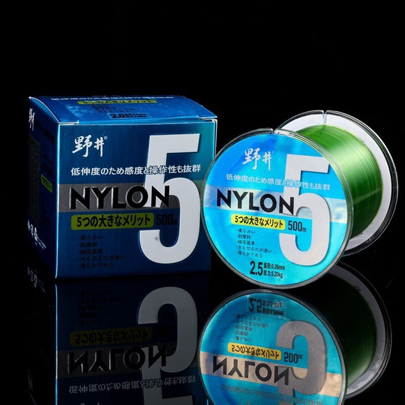 cash supply c new 500-metre nylon line, soft pull, strong resistance to grinding into water and fast-wire line fishing