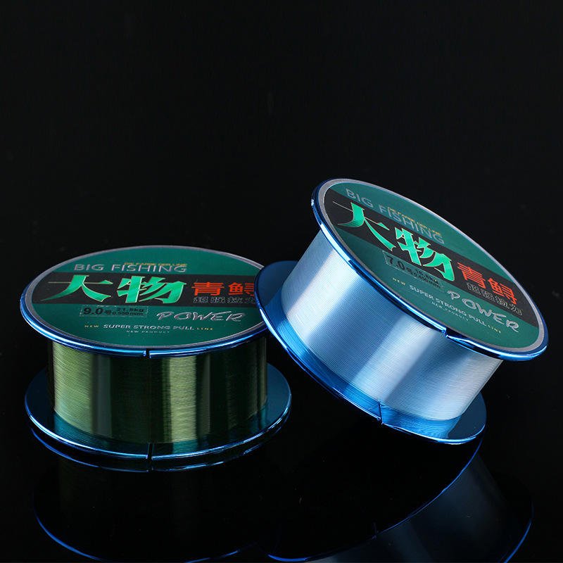 Big Squid's super-sweet, strong-strung, blue fish giant main line sub-line nylon fishing line