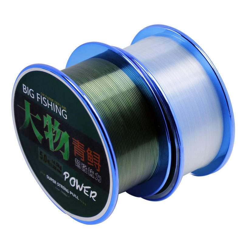 Big Squid's super-sweet, strong-strung, blue fish giant main line sub-line nylon fishing line
