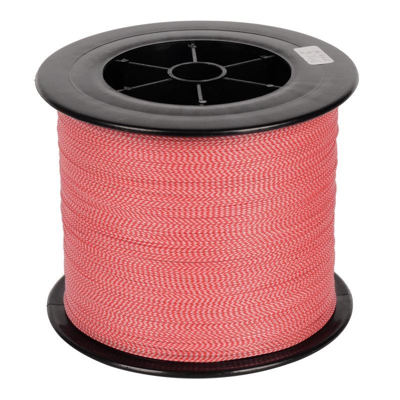 `the 8-line line, the 8-line line, the red-and-white-line board hook lead, woven close and glued horse-power fishing line