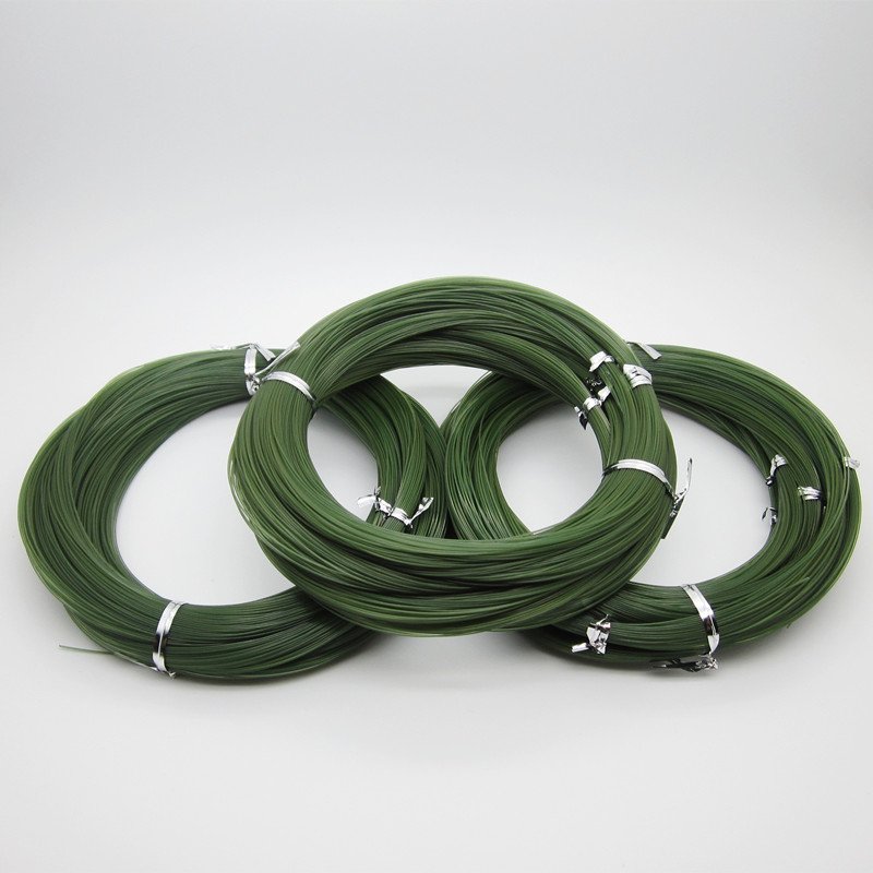 imported original bulk olive green q hard-fish line nylon wired wiring line