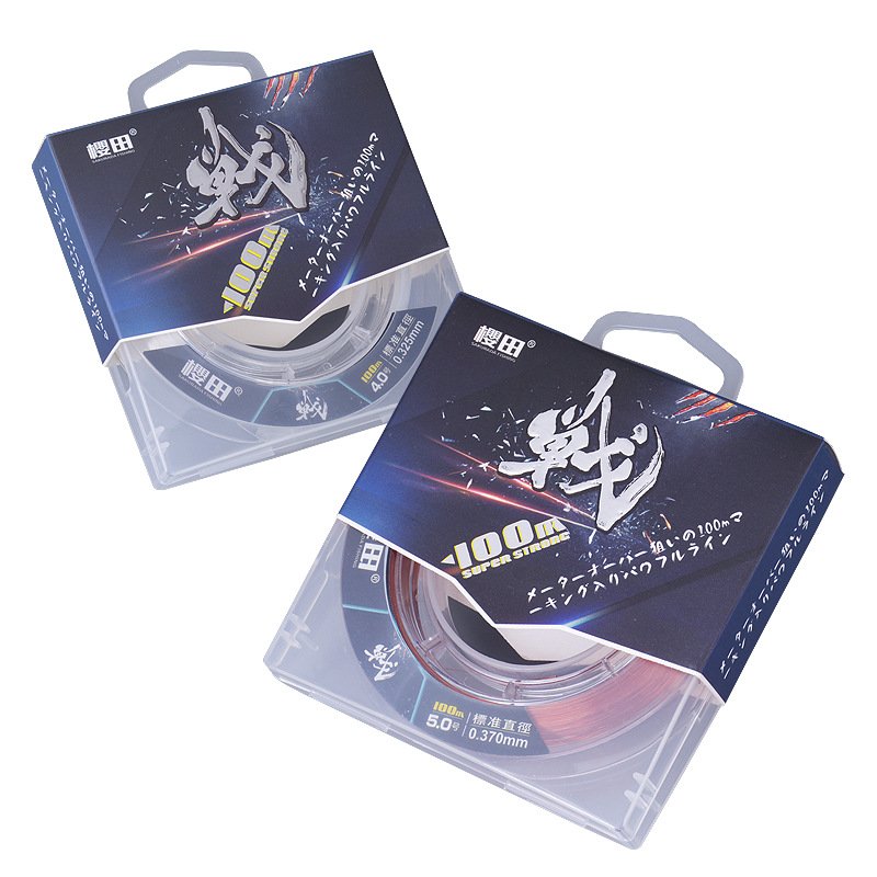 The line is 100 meters soft and soft, and it doesn't go far into the nylons' recreational field