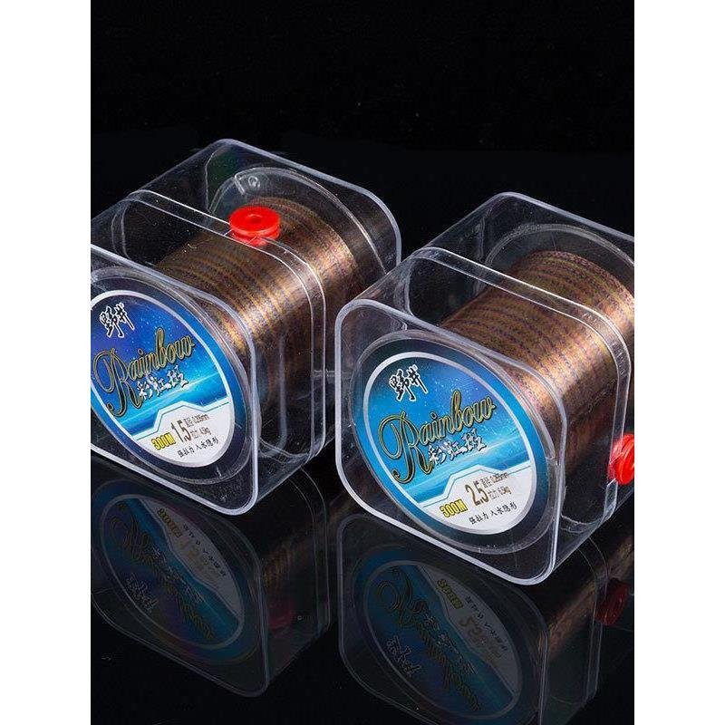 Noi's colored nylon line, specky line main line, high-strength pull invisibility, soft colored fish line, 100 meters