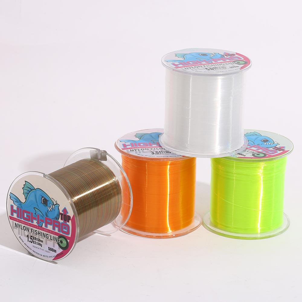 There's a 500-metre nylon line with a translucent pole line on the main stream reservoir