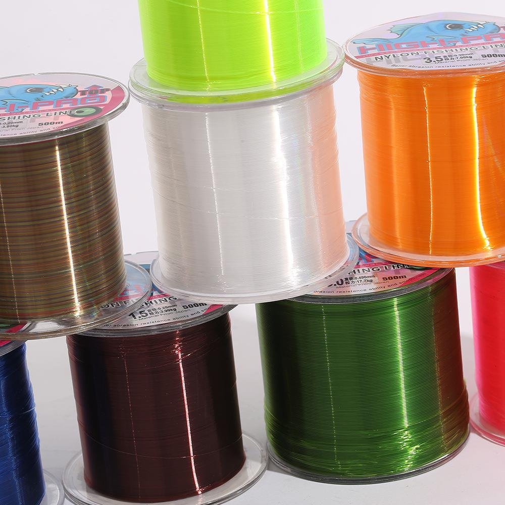 There's a 500-metre nylon line with a translucent pole line on the main stream reservoir