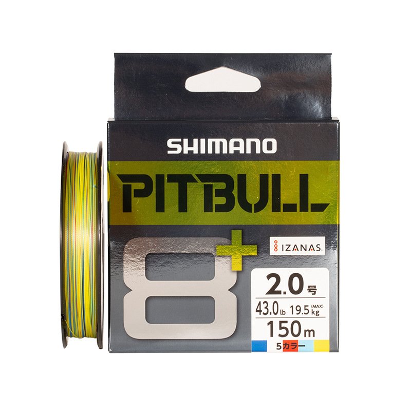 SHIMANO PITBULLL 8+PE LONG-RANGE DELIVERY OF HIGH-STRENGTH 8-COATED FISH