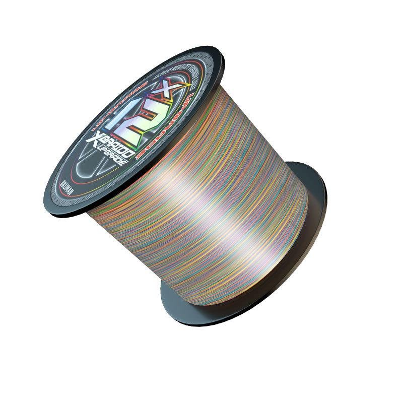 new money for a 10-metre-one-colour, 12-part-pe line, 500-metre pull, super-sliding, heavy horse-fish line