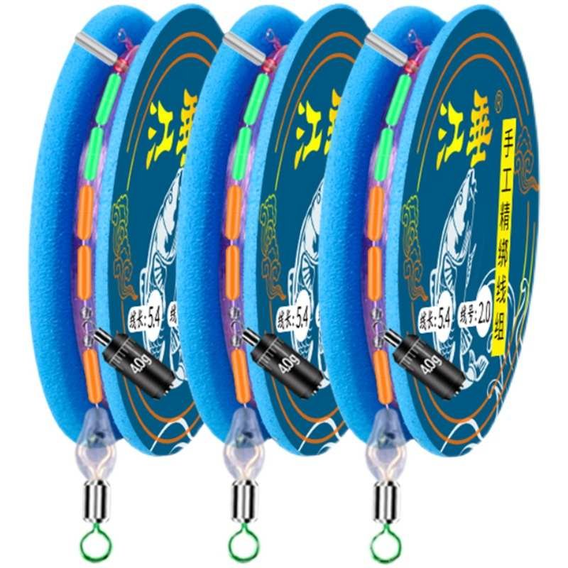 the adrenaline lead team automatically searchs for a bottom-free drifter-enhanced fishing liner