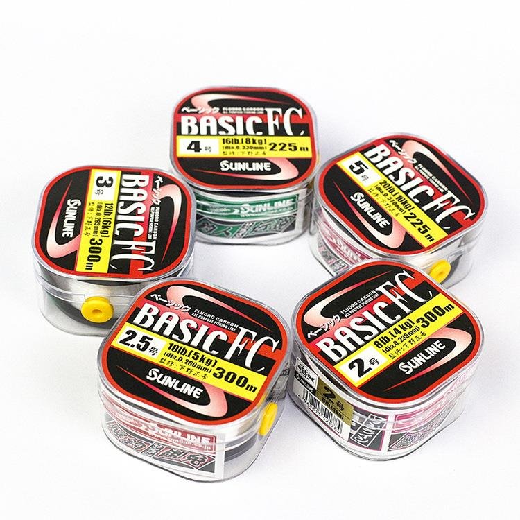 SUNLINE SANSE CARBON LINE BASICFC FISHING LINE SUB-LINE LINE 300M CARBON LINE ORIGINAL