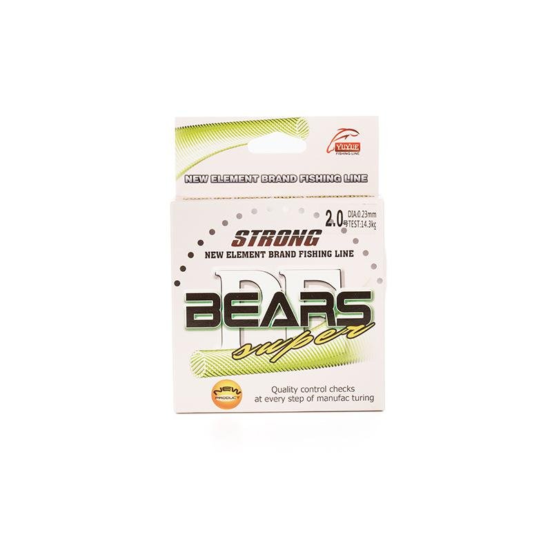 THE FISH LINE IS 100M4 AND THE FISH LINE IS 8 AND 9 AND THE PE-WEAVE MAIN LINE IS A SEA FISHING LINE