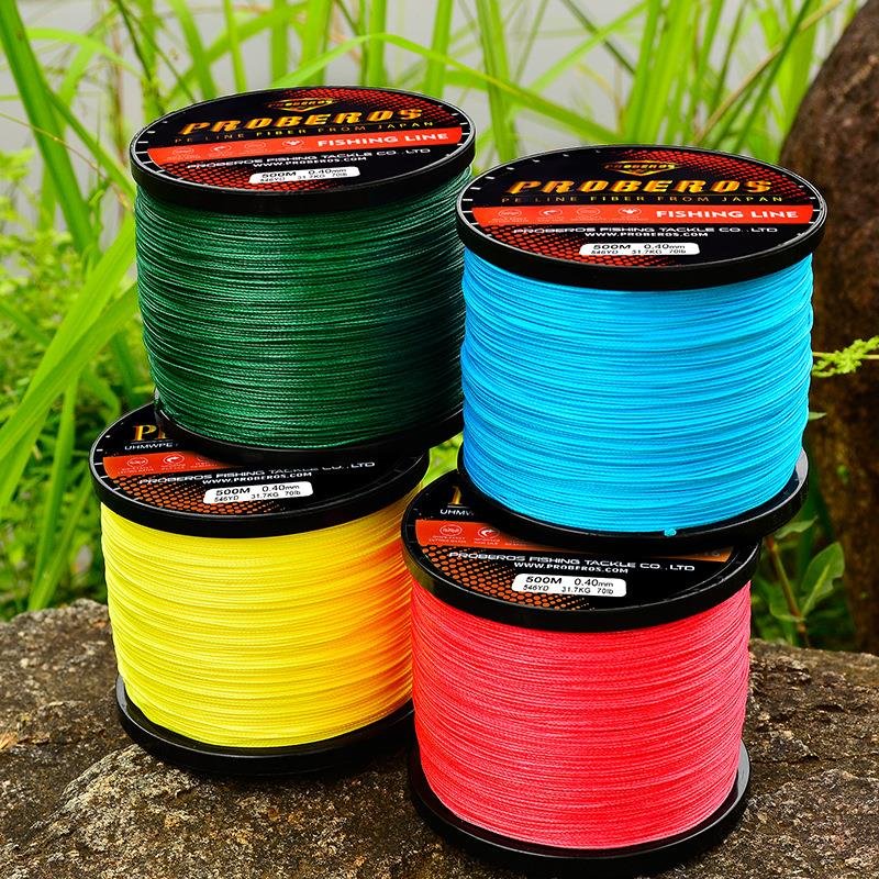 9 AND 500 METRES OF CROCHET LINE 9 AND THE MAIN LINE OF THE PE-LINE