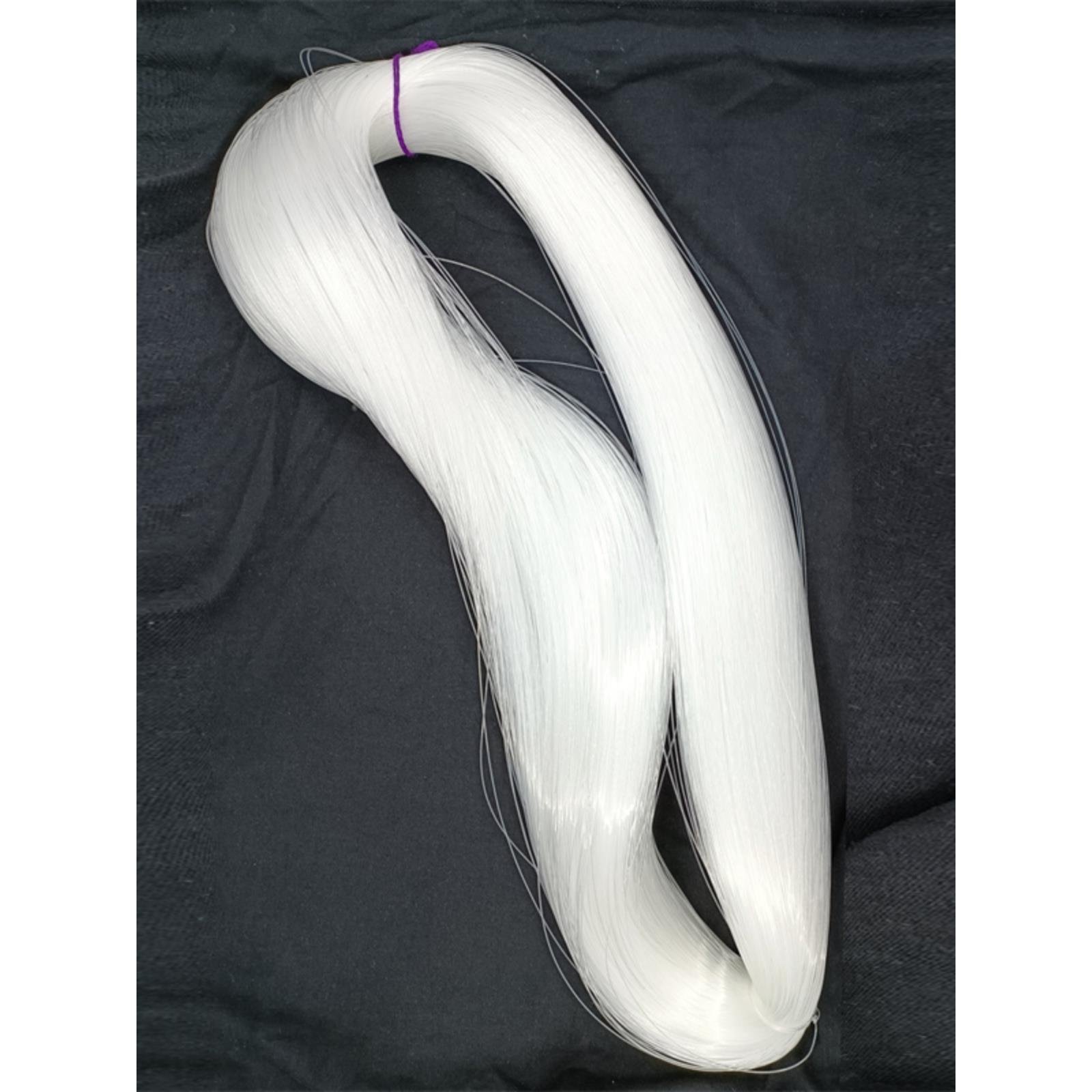 High-strength nylons, web-weaved wires, fishing gear line, glue main line, and a pound of domestic fish