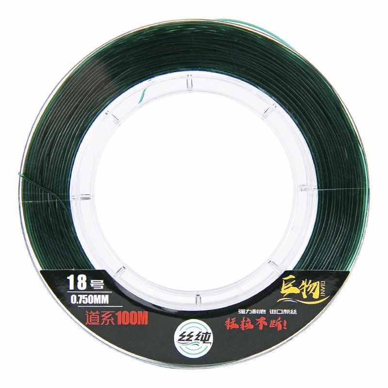 The silk-pure black pit, the rice main line, is fishing for the fish line, and the Chinese silk-pure giant 100 meters