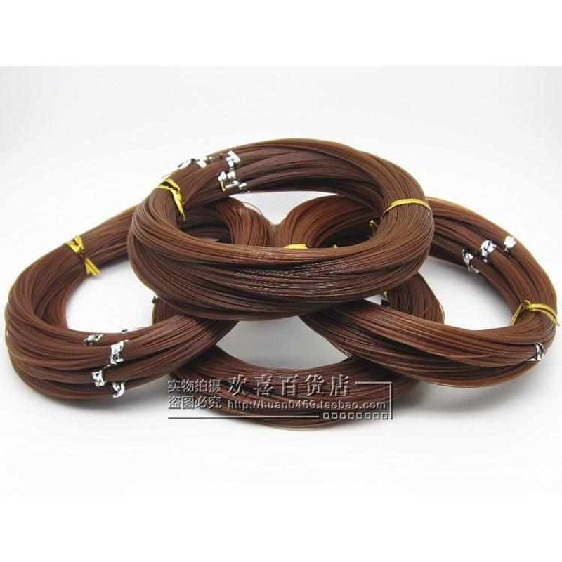 Brown, brown, nylon lined up, crocheted, hard, brown