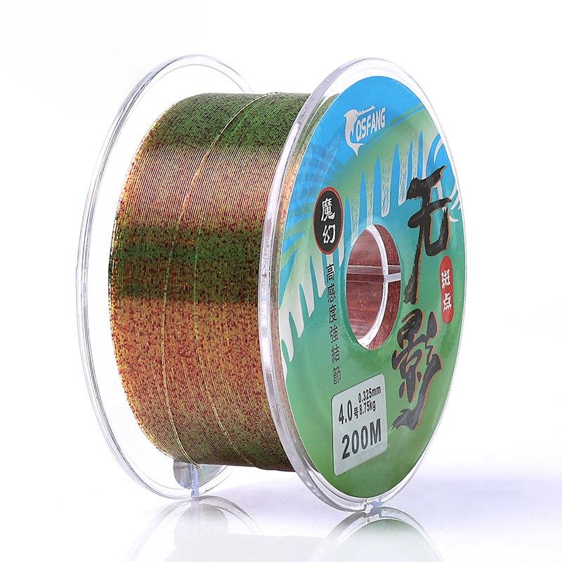 Fishline plaque liner ' s super-soft, soft, high pull 200 m/rolling main line nylon