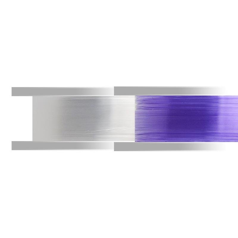 2019 new nylon line, 50 m purple/white, main/sub-bar competition