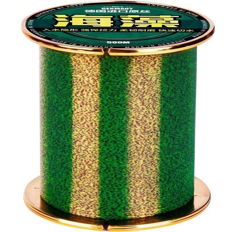 High-end import of 500-metre pecked fishing line, the main line of Luya poles, for super-grain-resistant grinding